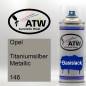 Preview: Opel, Titaniumsilber Metallic, 146: 400ml Sprühdose, von ATW Autoteile West.